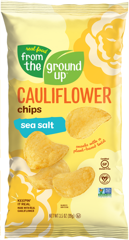 From the Ground Up Sea Salt Cauliflower Chips