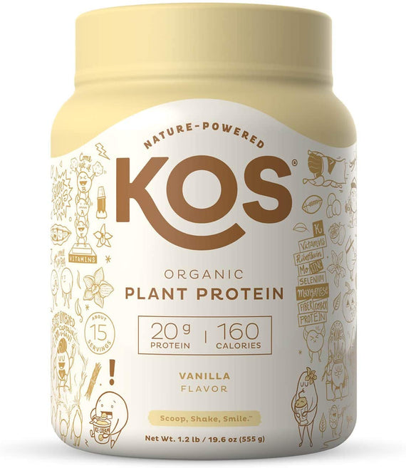 KOS Organic Vanilla Plant Based Protein Powder