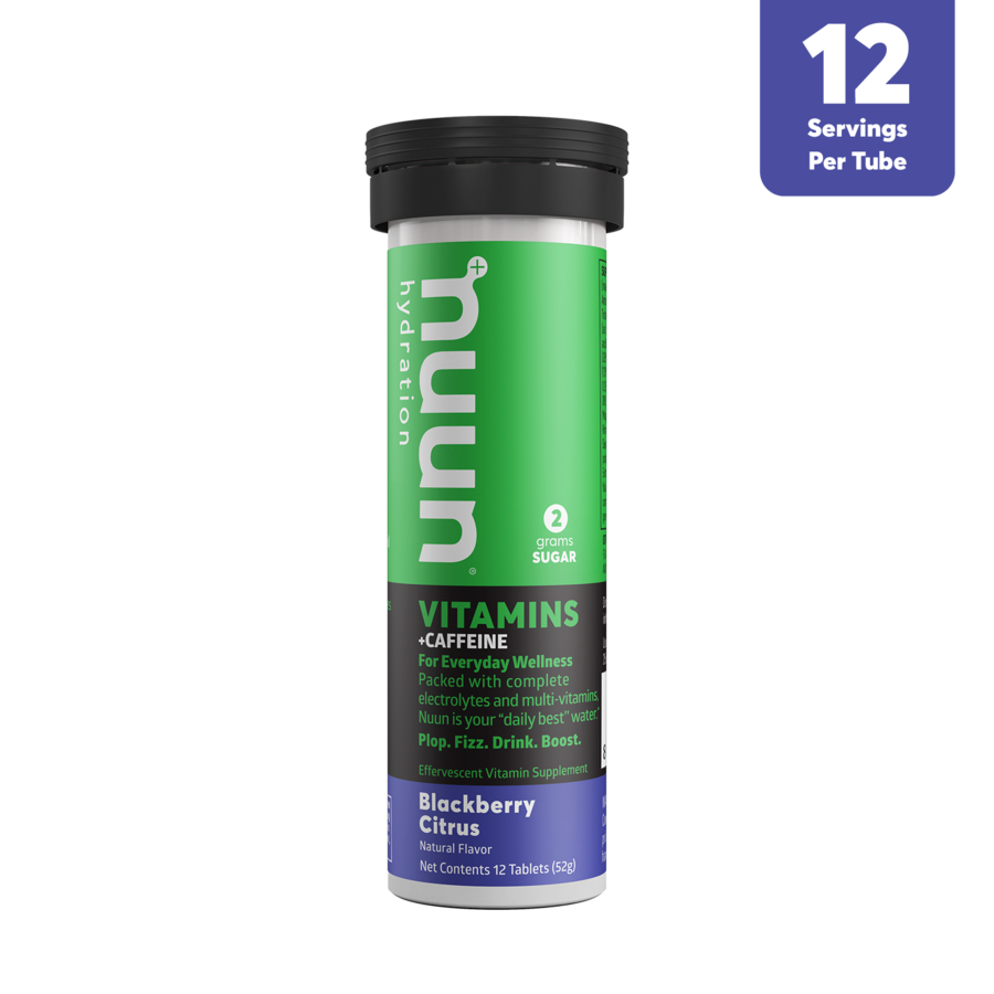 Nuun Hydration - Blackberry Citrus + Caffeine Vitamin Drink Tablets