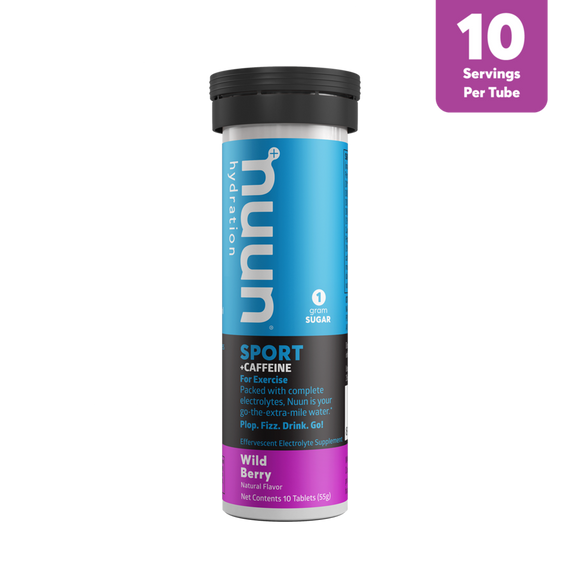 Nuun Hydration - Wild Berry + Caffeine Sport Drink Tablets