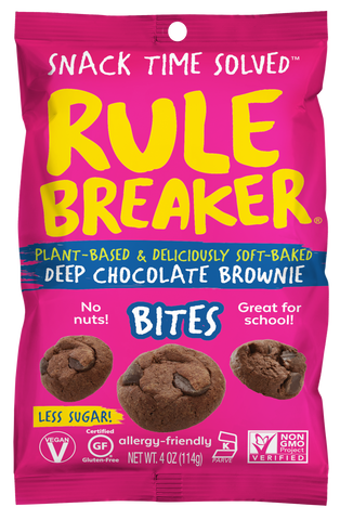 Rule Breaker Deep Chocolate Brownie Bites