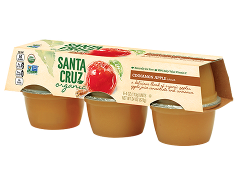 Santa Cruz Organic Cinnamon Apple Sauce Cups