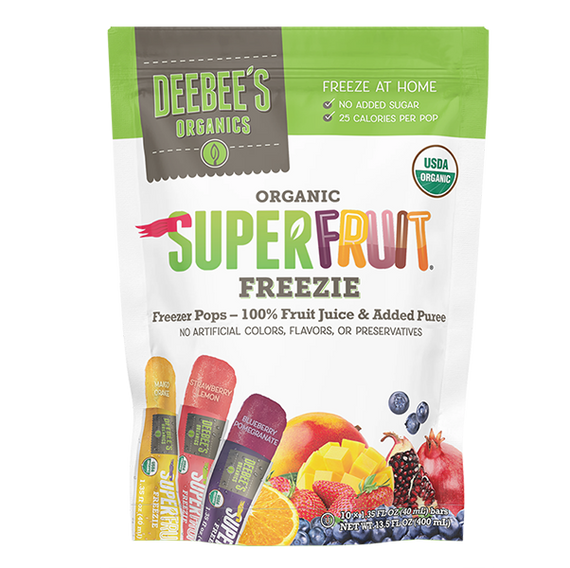 DeeBee's Organics SuperFruit Freezies - 140 Count