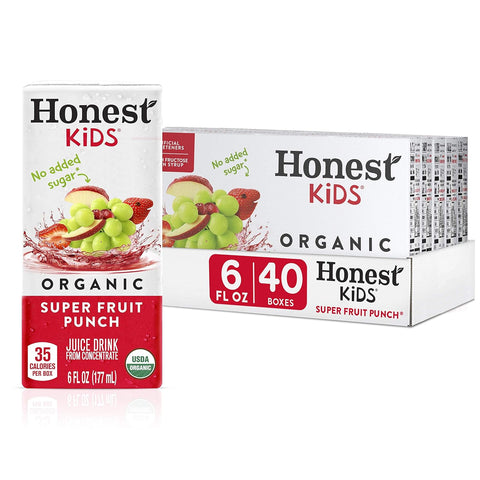 Honest Kids Super Fruit Punch Juice Boxes