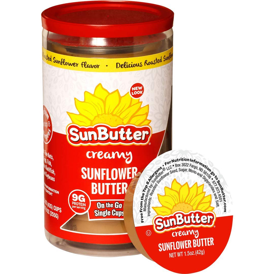 Sunbutter Creamy On-The-Go Sunflower Butter Cups