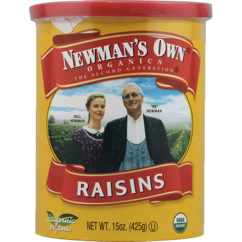 Newman's Own Organic Canister Organic Raisins