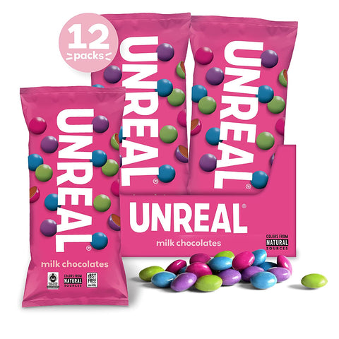 UNREAL Milk Chocolate Gems - 12 Count